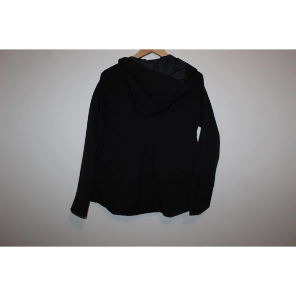 Athleta Stormlover Hooded Jacket Waterproof Black Women's Size Small H14489 - Picture 7 of 9